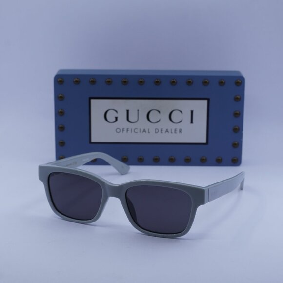 Gucci GG1716S 005 Square Sunglasses - Shiny Grey - Picture 1 of 11